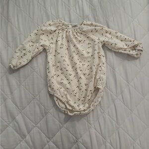 zara Floral Cream Kids One Piece